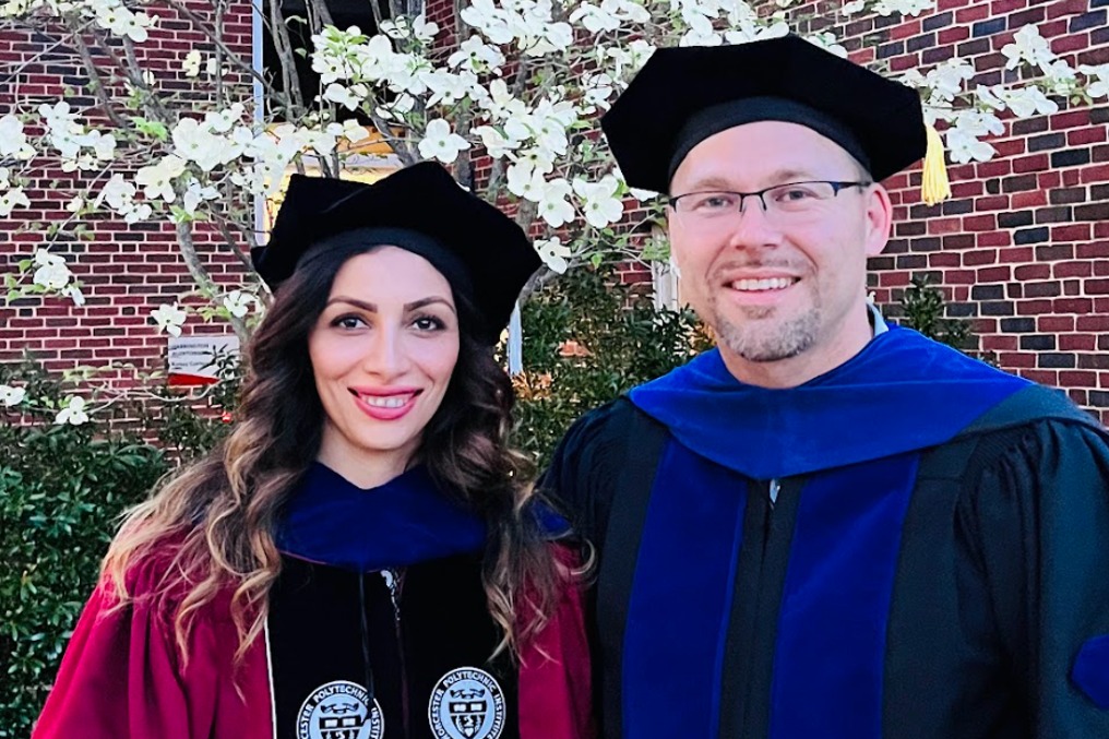 Dr. Narges Ahani at her doctoral graduation